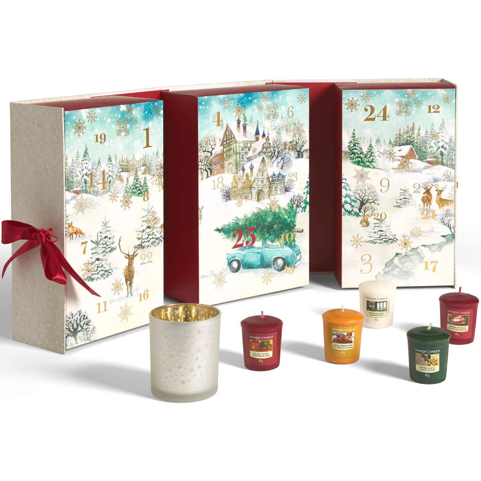 Yankee Candle Advent Calendar 2022 Book | Christmas Scented Candles Gift Set