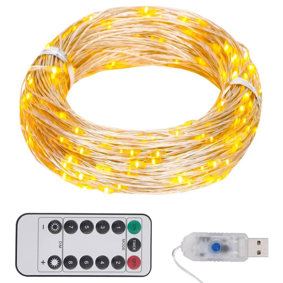 Vidaxl Led String With 150 Leds Warm White 15 M Seasonal Holiday Ornament Home