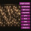 VidaXL vidaXL LED Curtain Icicle Lights 10m 400 LED Warm White 8 Function Fairy Light 5