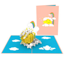 Sunshine Laser Cut Pop Up Greeting Card Any Occasion Love Kate's Card Moments