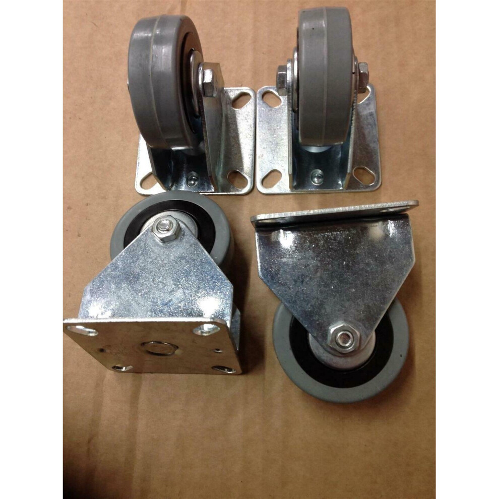 75Mm Rubber Castor Fixed 7421122764701