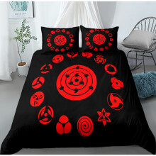 (Style 03, King) Naruto Bedding Single Double Duvet Cover Cartoon U