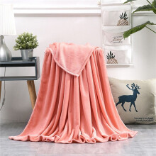 (Light Pink, 70X100cm-Small Size) 22 Solid Colors Sumptuous Light Winter Flannel Plush Fleece Blanket Soft Warm