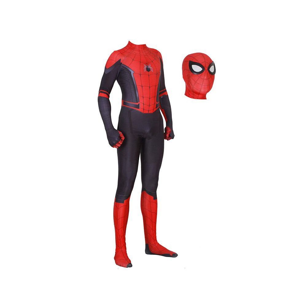 (160) Peter Parker Adult Kids Spider Man Far From Home Cos Costume Spiderman Bodysuit Multicoloured