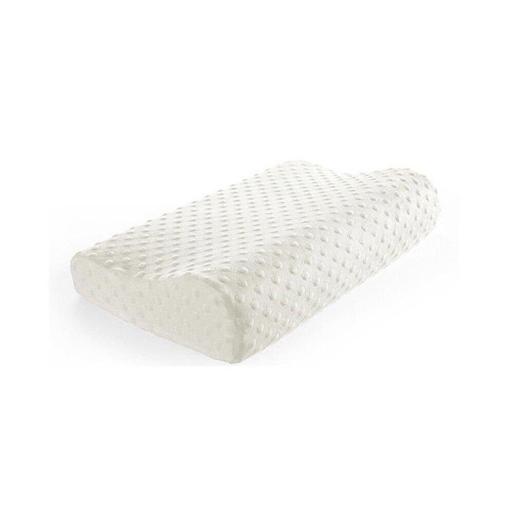 ( Bubble) 50*30 Sleeping Bamboo Memory Foam Orthopedic Pillow Neck Protection Slow Rebound White