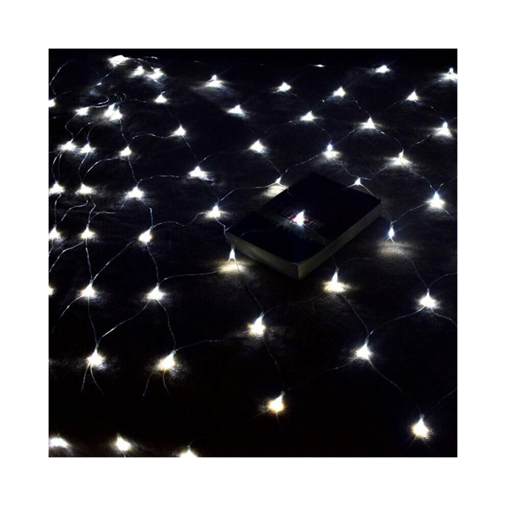 (White, EU-3x2m-200LEDs) Net Mesh Christmas Fairy String Lights Xmas Party Outdoor 3M*2M 200LED EU US-image-OPC-P8PHKPQ-NEW