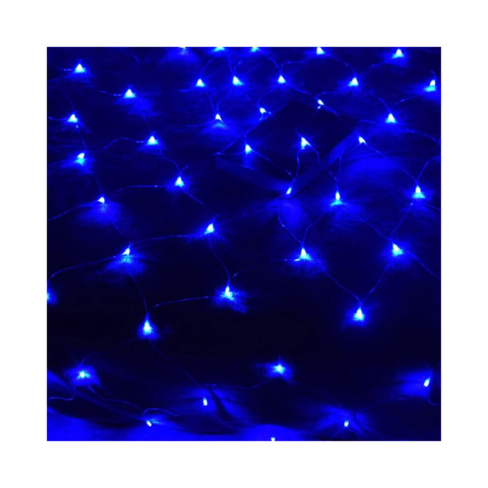 (, Uk-3X2m-200Leds) Net Mesh Christmas Fairy String Lights Xmas Party Outdoor 3M*2M 200Led Eu Us Blue