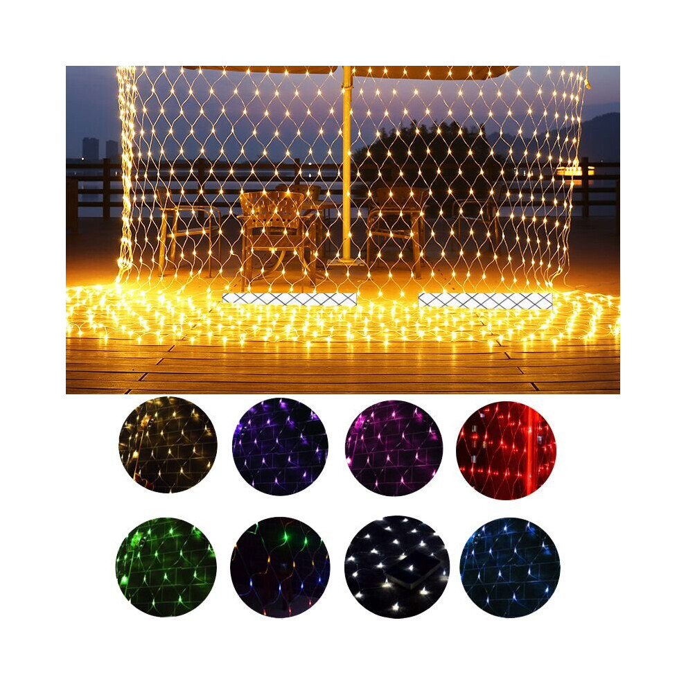 Net Mesh Christmas Fairy String Lights Xmas Party Outdoor 3M*2M 200LED EU US