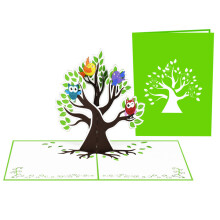 Birds Laser Cut Pop Up Greeting Card Any Occasion Love Kate's Card Moments