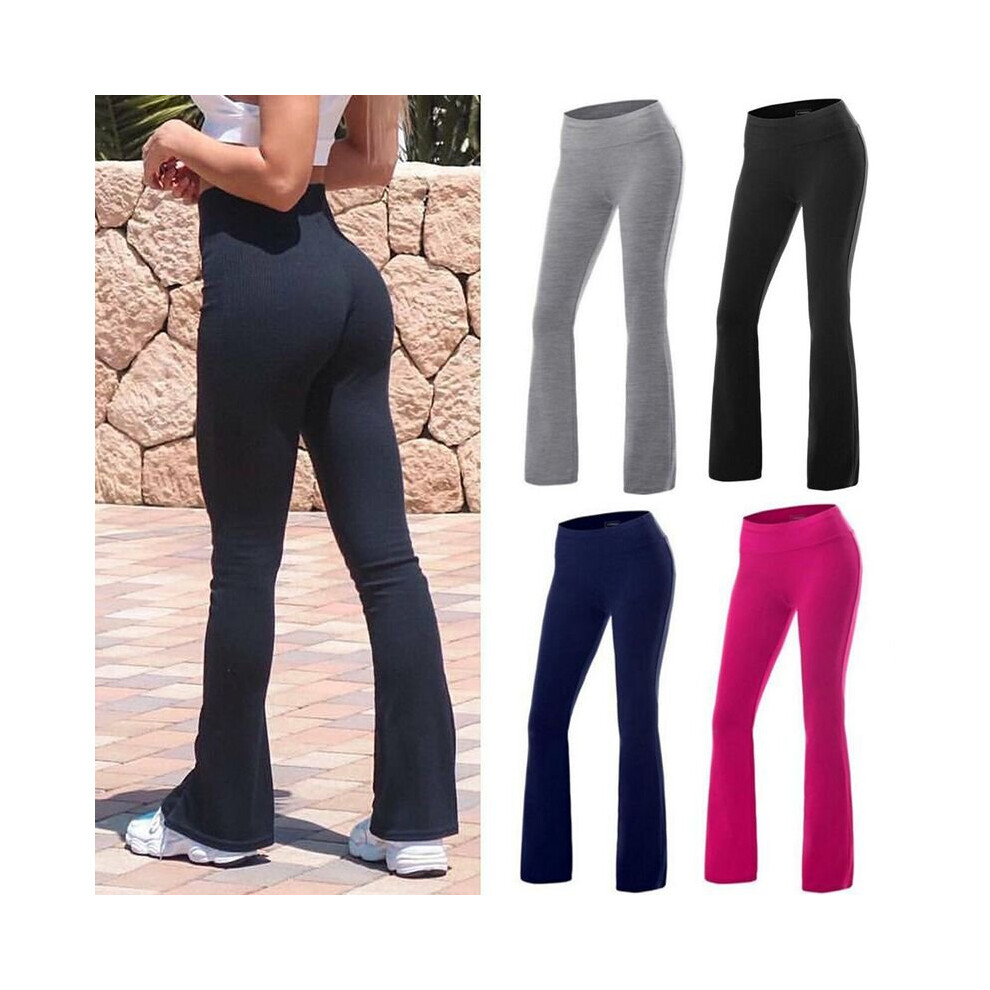 Women Bootcut Yoga Pants Bootleg Flared Trousers Casual Stretch Sports  Leggings on OnBuy