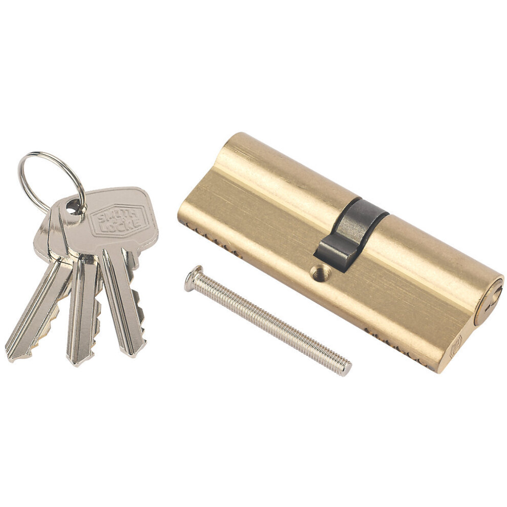 Smith & Locke 5-Pin Euro Double Cylinder Lock 40- 45 (85mm) Brass