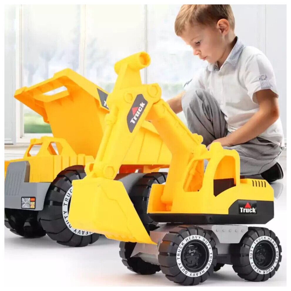 Engineering Construction Truck Excavator Digger Vehicle Car Toy Kids Gift HOT