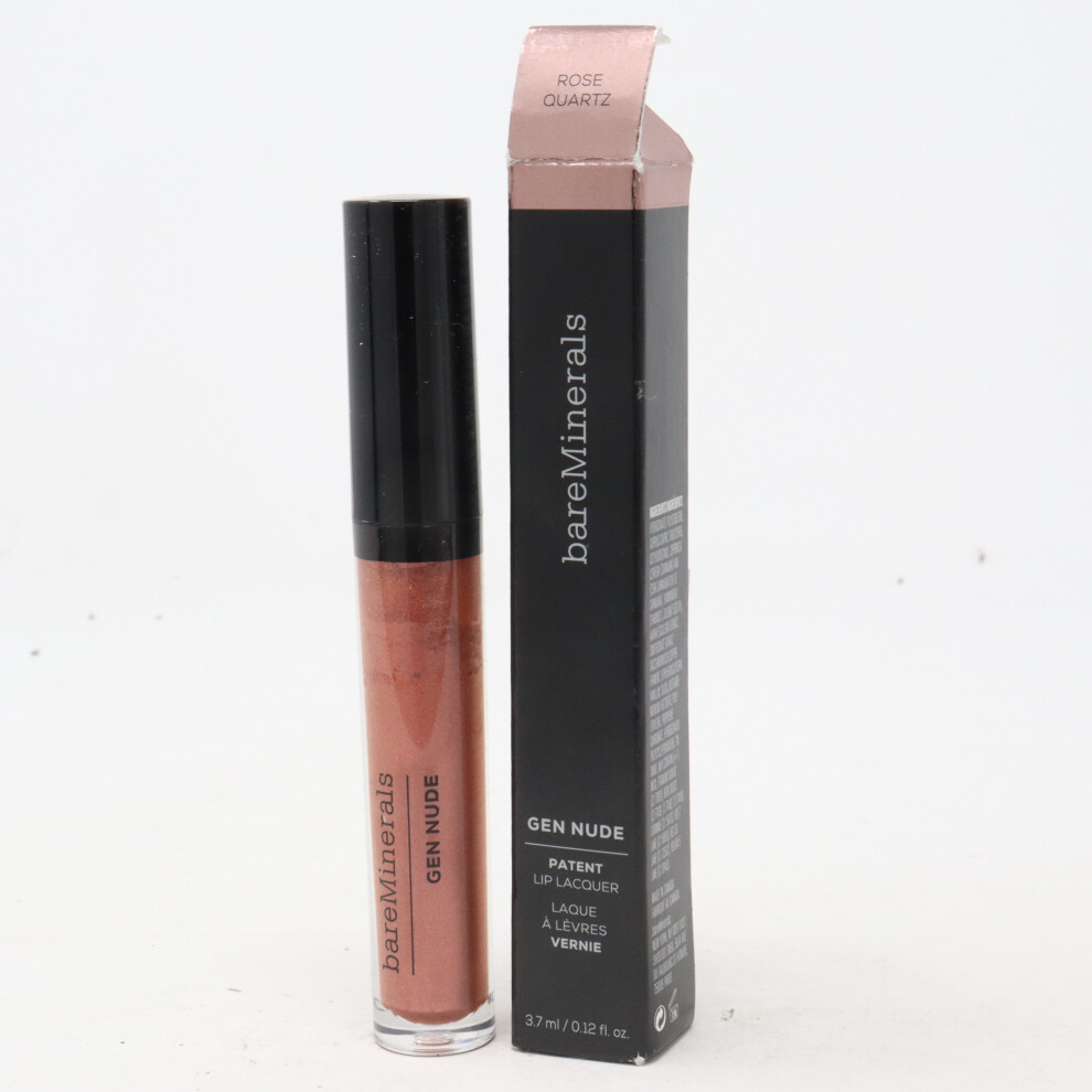 (Rose Quartz) Bareminerals Gen Nude Patent Lip Lacquer  0.12oz/3.7ml New With Box