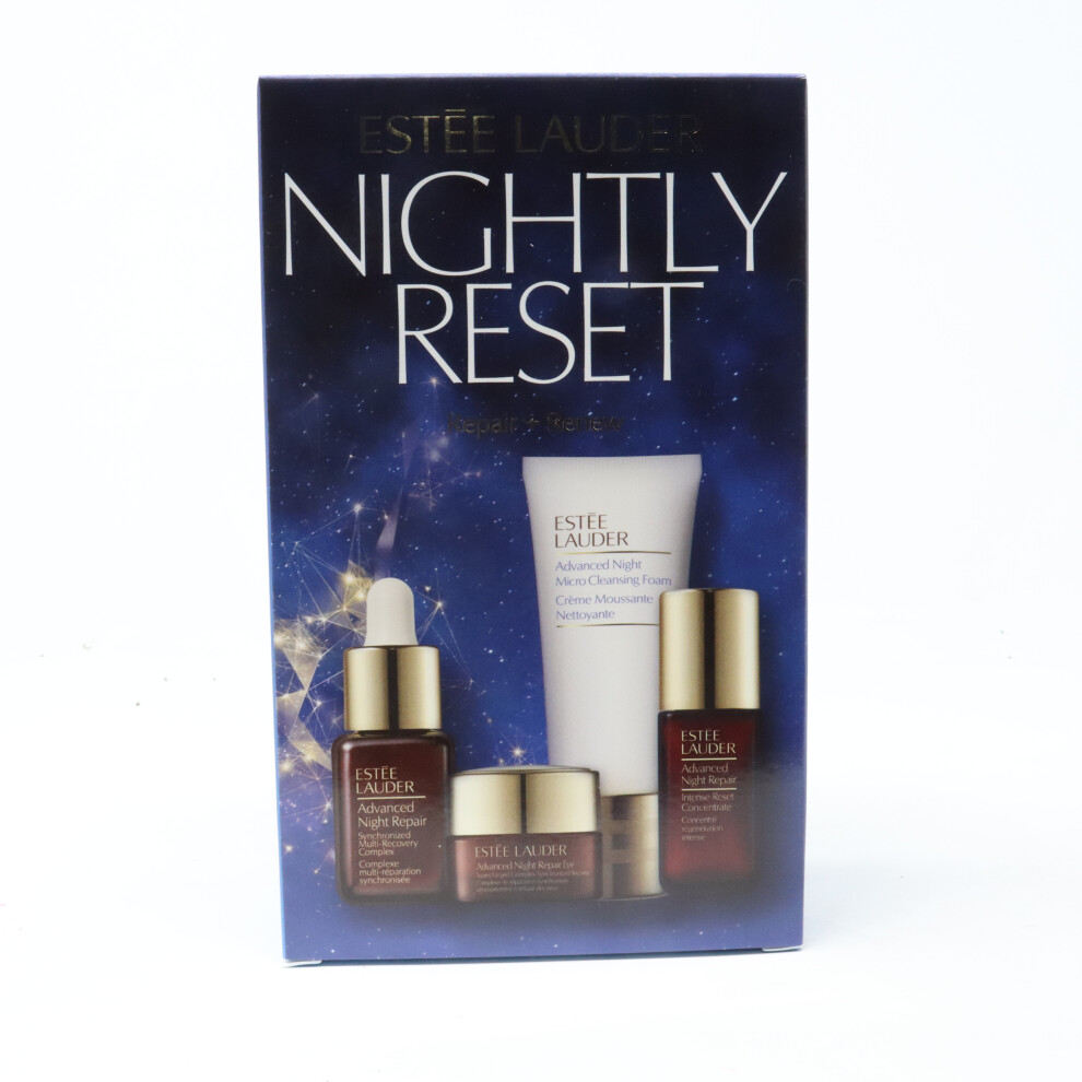 Estee Lauder Nightly Reset Repair + Renew 4Pcs Set  / New With Box