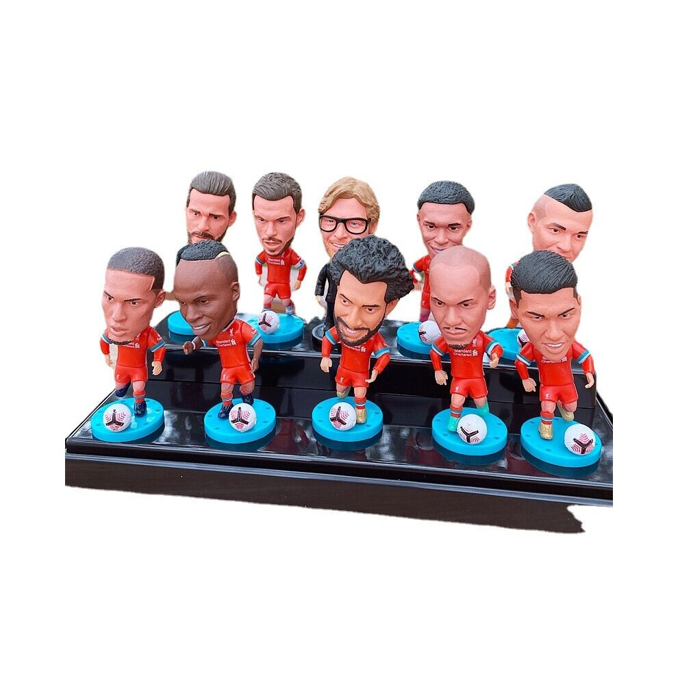 (11 pcs set) Football figures model figures Champions League champion team legend KOP