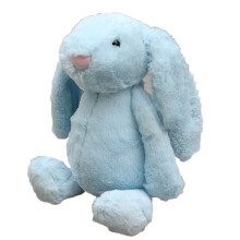 (Blue, 40cm) Cute Bunny Soft Plush Toy Rabbit Stuffed Animal Baby Kids Gift