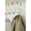 10 Chrome Hooks Over Door Multi Colour Plastic Cap Coat Towel Hanger 5