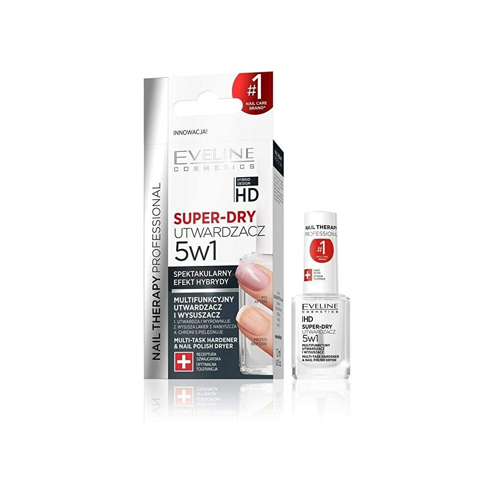 Eveline Clear Nail Therapy 5W1 Super Dry 12Ml