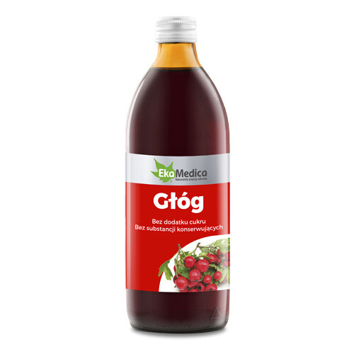 EKAMEDICA Głóg Hawthron juice - 500ml