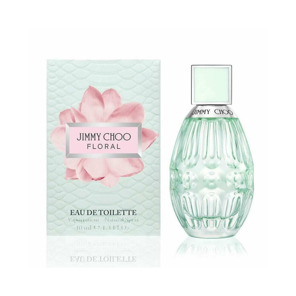 JIMMY CHOO FLORAL Eau De Toilette Spray FOR WOMEN 1.3 Oz / 40 ml