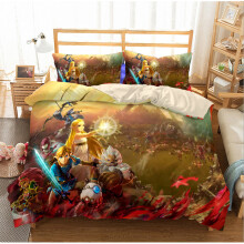 (Style 09, Single) Zelda Warrior Bedding Single Double Duvet Cover