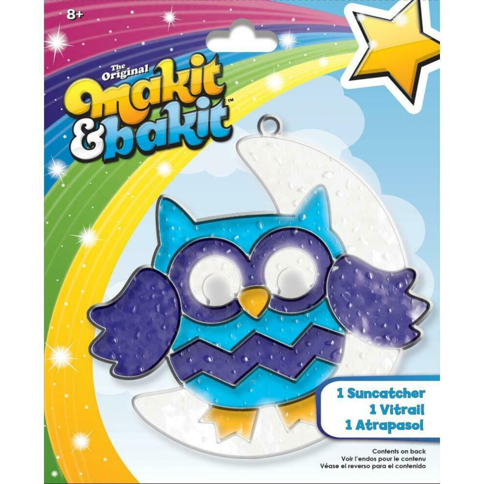 (Owl on Moon) Makit and Bakit Crystal Melting Craft Kit