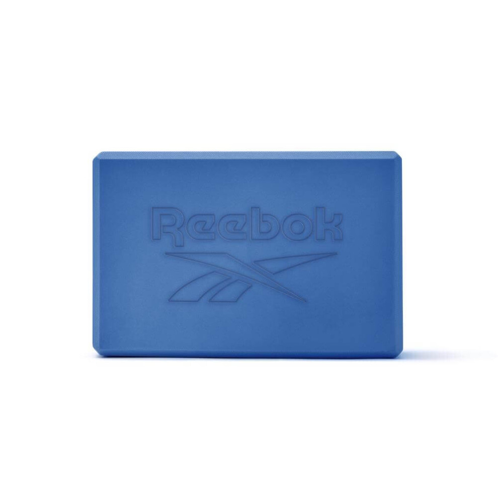 (Blue) Reebok Yoga Block EVA Foam Brick Stretch Support