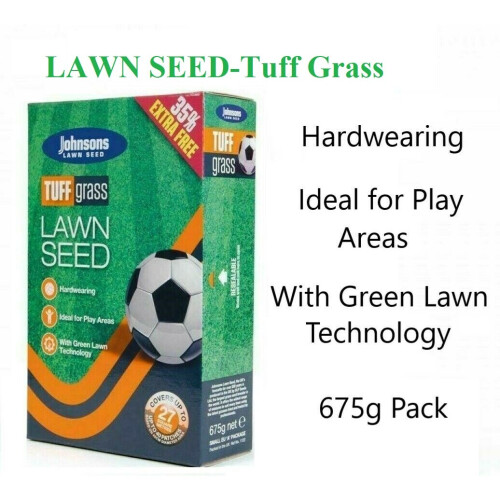 Johnsons Tuff Grass Grass Lawn Seed Hardwearing Dog Patch Resistance