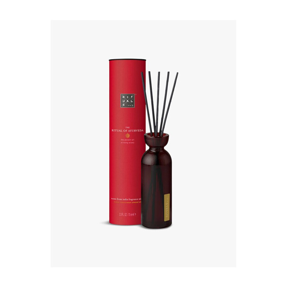 RITUAL OF HAPPY AYURVEDA  FRANGRANCE STICKS DIFFUSER INDIAN ROSE & SWEET ALMOND OIL 50ML