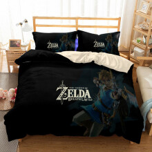 (Style 12, Single) Zelda Warrior Bedding Single Double Duvet Cover UK