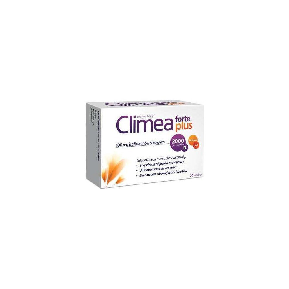 New Climea Forte Plus Tabletek Dietary Supplement Size 30