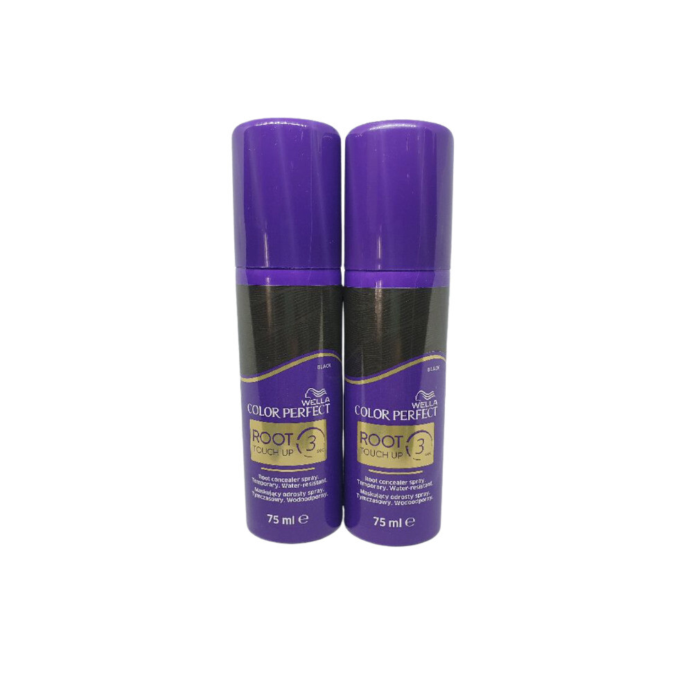 root spray black touch up 3 seconds 75ml x 2