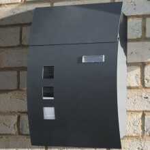 Large Wall Mounted Mailbox With A Curved Design