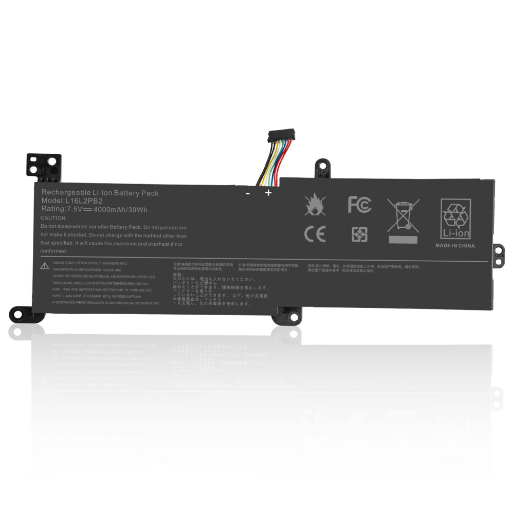 Laptop Battery For Lenovo Ideapad 320-14Ast 320-14Iap 320-15Abr L16l2pb2 L16c2pb2 7.5V 4000Mah 6901489002964