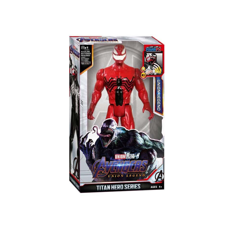 (Carnage) Spiderman Thanos Thor Captain Hulk Iron Man Venom Ronin Groot Action Figure Toys