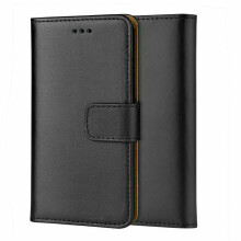 (Black) For iPhone Elite Leather Flip Wallet Cover Apple iPhone 7/8/ SE2020