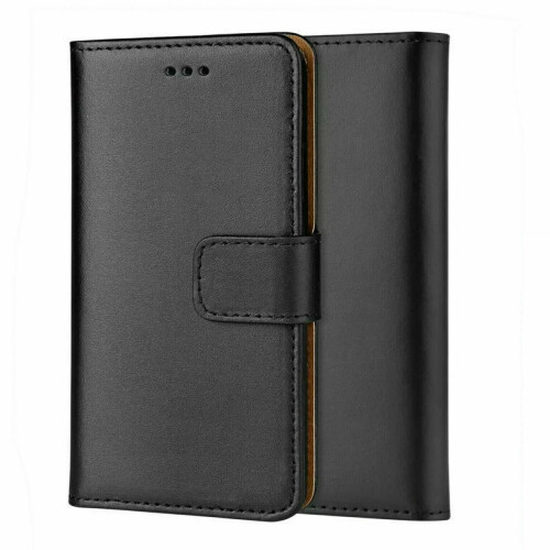 (Black) For iPhone Elite Leather Flip Wallet Cover Apple iPhone 7/8/ SE2020