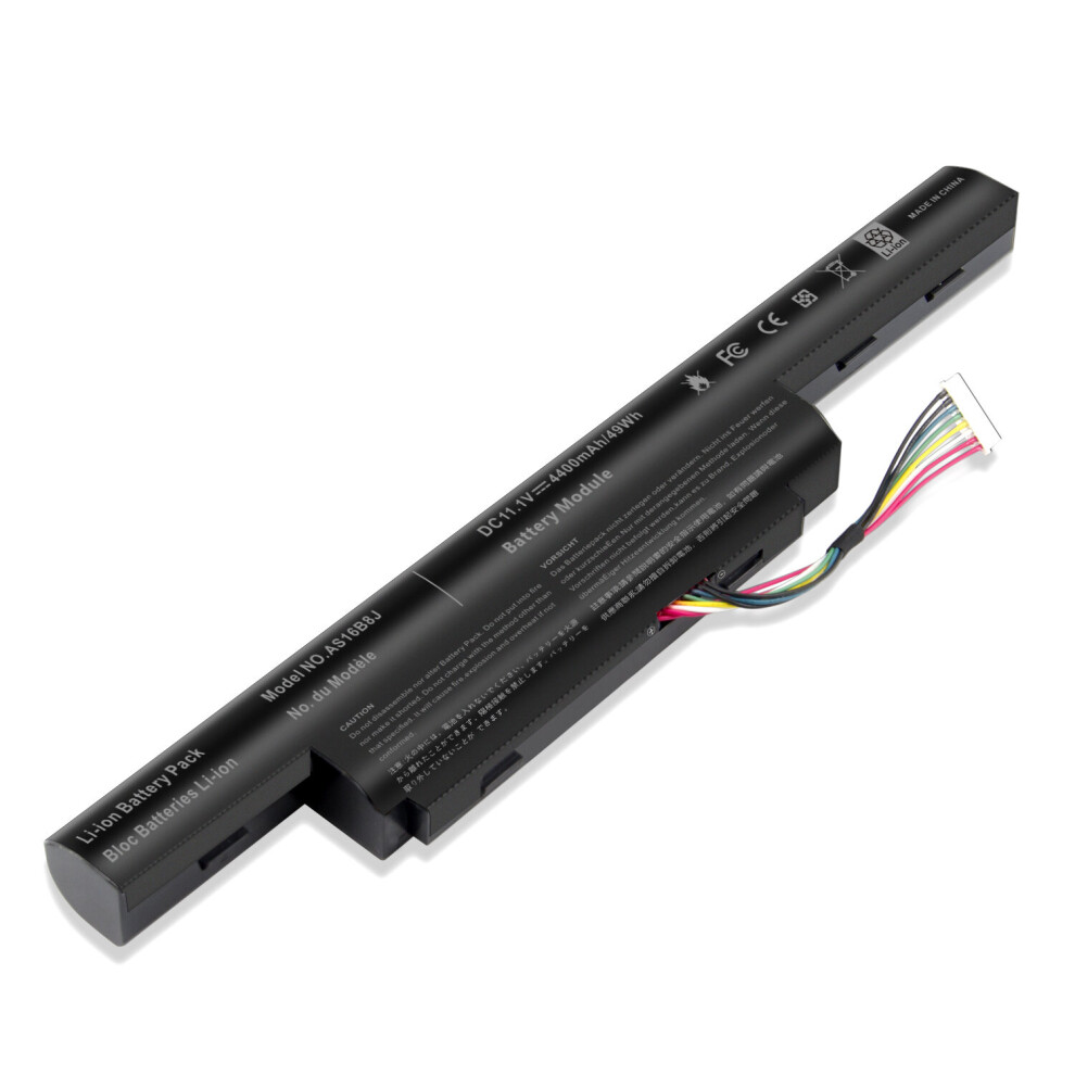 FUTUREBATT AS16B5J AS16B8J Laptop Battery for Acer Aspire E5-575G E5-575G-53VG E5-575G-75MD E5-575-33BM 11.1V 4400mAh