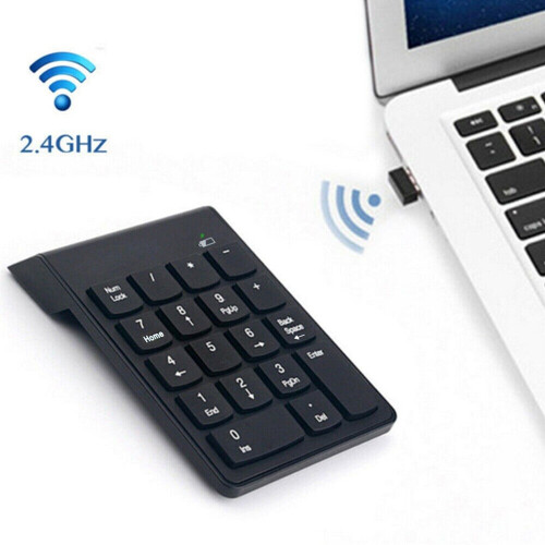 2.4G Wireless Number Keyboard Pad For Laptop PC Desktop