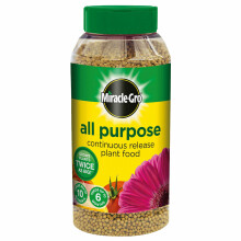 Miracle-Gro All-Purpose Continuous-Release Plant Food 1kg - 10-Nutrient Blend, Feeds for 6 Months, One Application for the Season