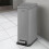 Black + Decker (20L) BLACK+DECKER Grey Slimline Pedal Bins with Soft Close Lid 2