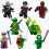 8 st Hydra Doktor Octopus-minifigurer – leksaker som passar LEGO 1