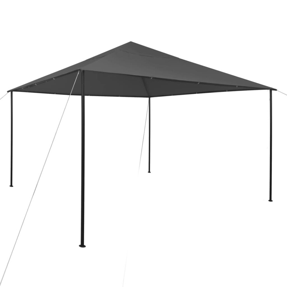 vidaXL Gazebo 4x4x2.7 m Anthracite 180 g/mÂ² Garden Canopy Shelter Pavilion