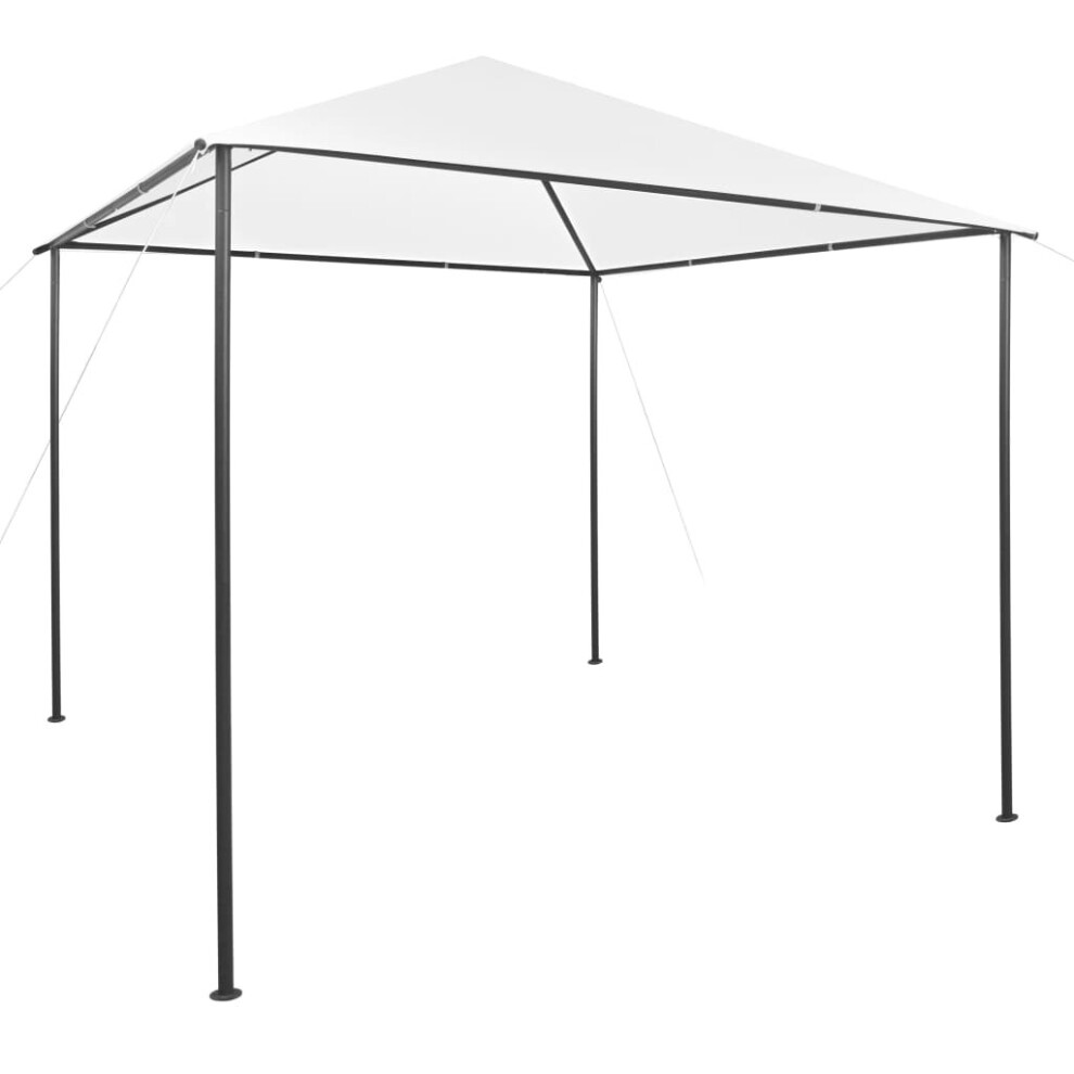 Gazebo 3x3x2,9 m White 180 g/mÂ²