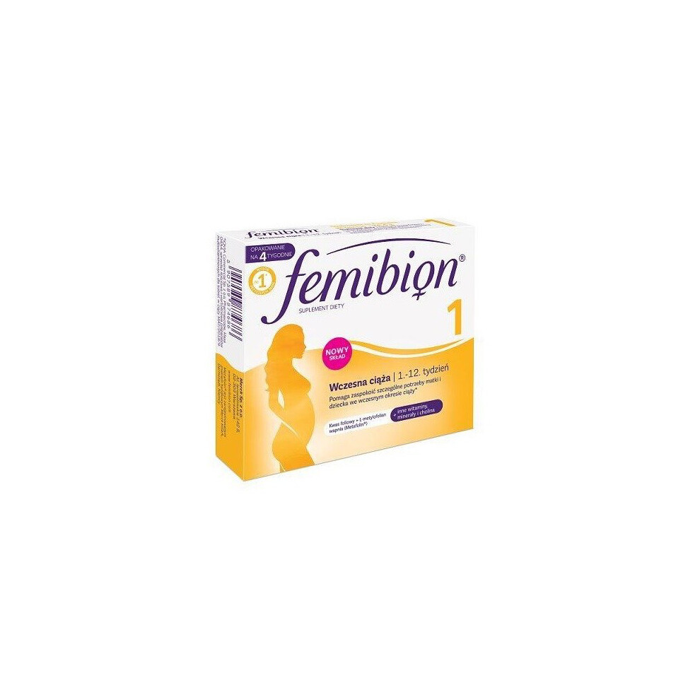 FEMIBION 1 EARLY PREGNANCY FOOD SUPPLEMENT 28 TABLETS