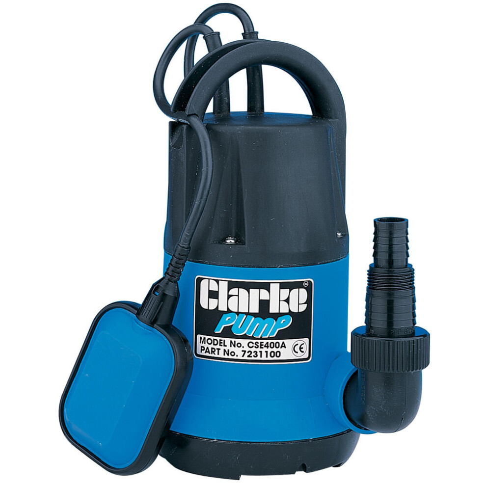 Clarke CSE400A 1.25" Submersible Water Pump 400 Watt, 230v lift 8M