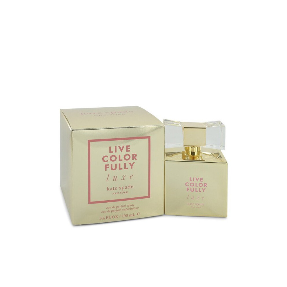 Live Colorfully Luxe by Kate Spade Eau De Parfum Spray 3.4 oz For Women