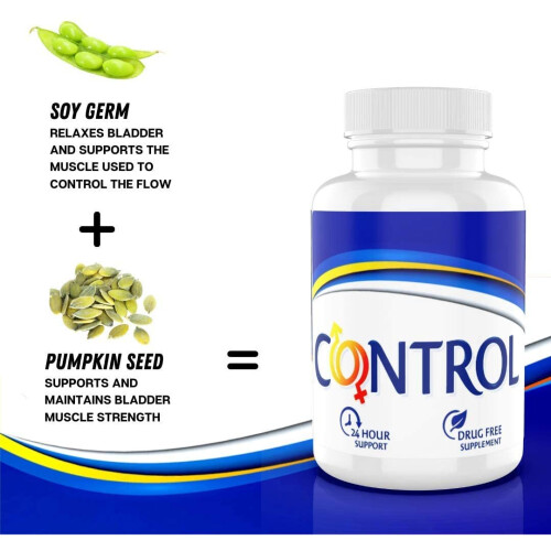 CONTROL - Bladder Control Tablets - Go to Toilet Less Frequently - Urinate Relief 2