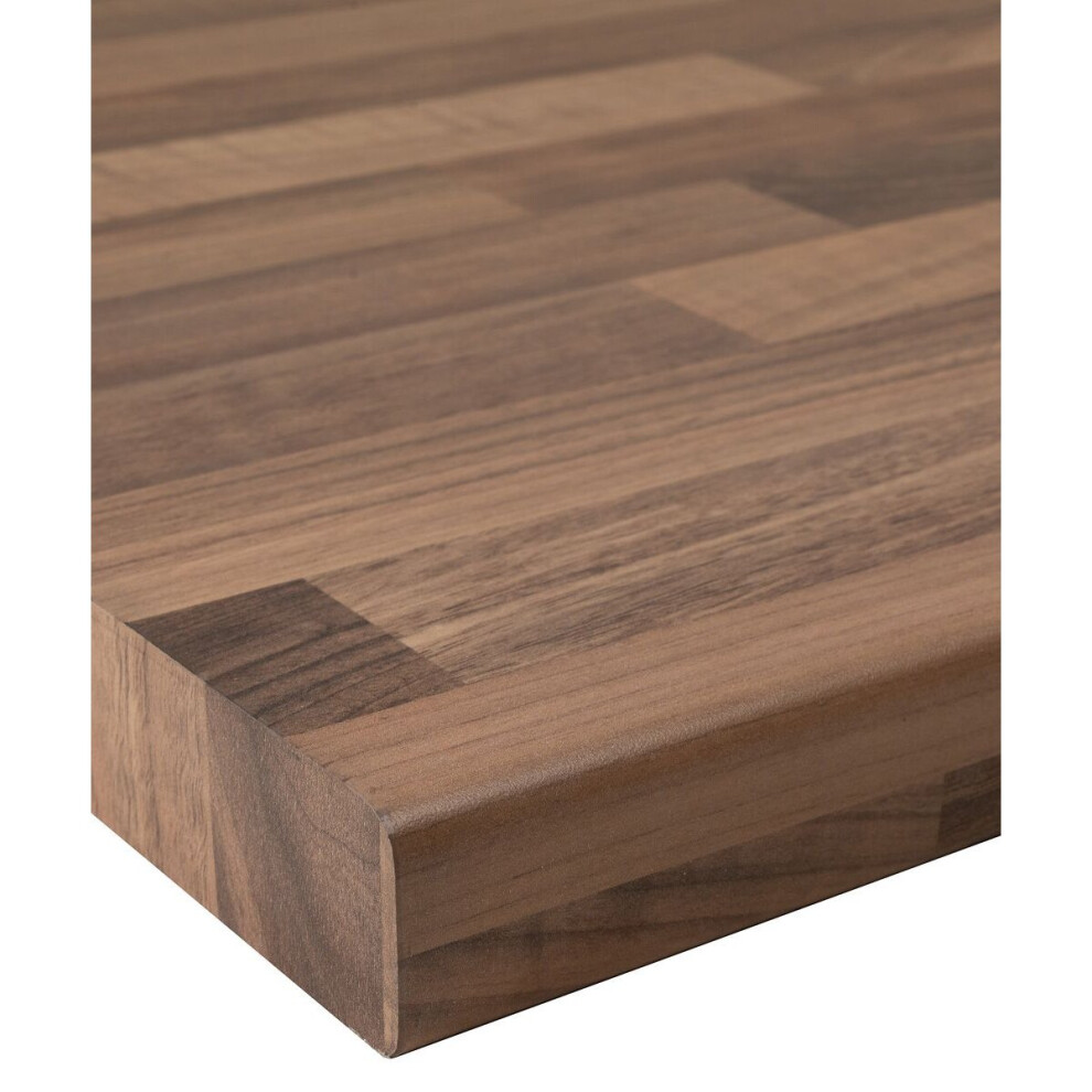 (3000 x 600mm, No Cut) Blocked Oak Laminate Kitchen Worktop 40mm