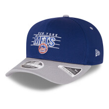 (S/M) New Era Team Wordmark 9Fifty Snapback Stretch Cap ~ New York Mets